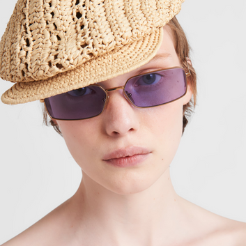 PRADA Lunettes de soleil ornées