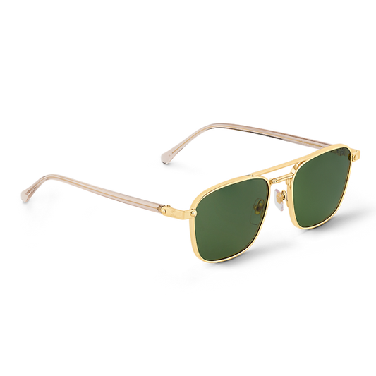 LV Lunettes de soleil carrées en métal Signature