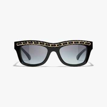 CHANEL LUNETTES DE SOLEIL RECTANGLES