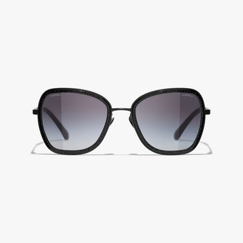 CHANEL LUNETTES DE SOLEIL CARRÉES BLACK