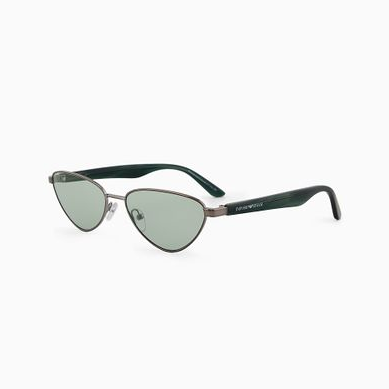 EMPORIO ARMANI  Partager Ajouter à la Wish List Lunettes de soleil pour femme forme irrégulière