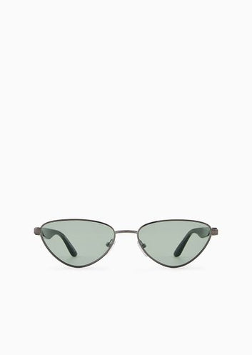 EMPORIO ARMANI  Partager Ajouter à la Wish List Lunettes de soleil pour femme forme irrégulière