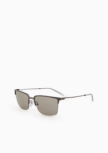 EMPORIO ARMANI Lunettes de soleil carrées pour homme